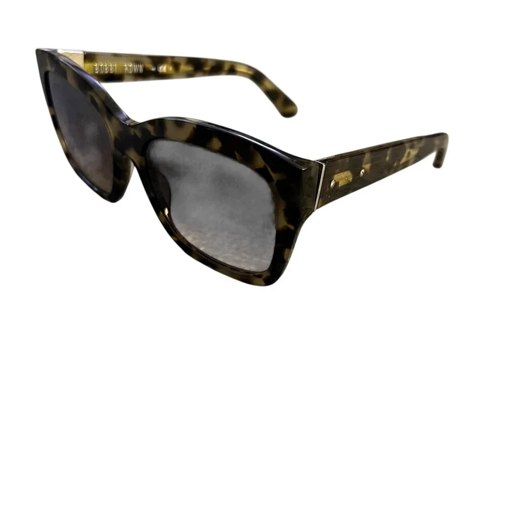 Bobbi Brown The Ava/S Sunglasses Womens One Size Brown Tortoise Oversized Square